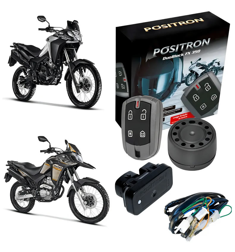 Alarme Pósitron Moto Dedicado G8 XRE 300 e Sahara 300