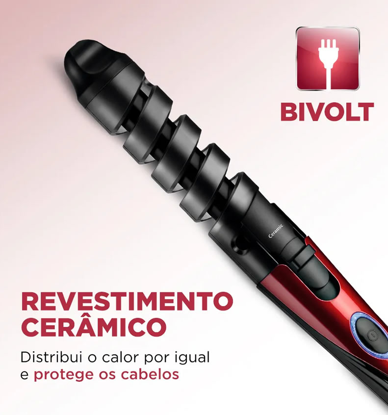 Modelador Cachos Mondial Spiral Infinity Em-05